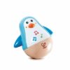 Hape - Jouet en bois - Pingouin culbuto musical