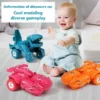 KiddieKickz - Vente Voiture/camion miniature – enfant - Nouvelle voiture de dinosaure transformable en jouet de voiture
