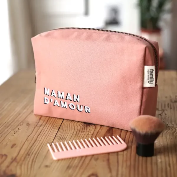 Trousse de Toilette Maman d’Amour Rose