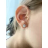 Boucles D'Oreilles Père Noël 7 X 9Mm Argent 925