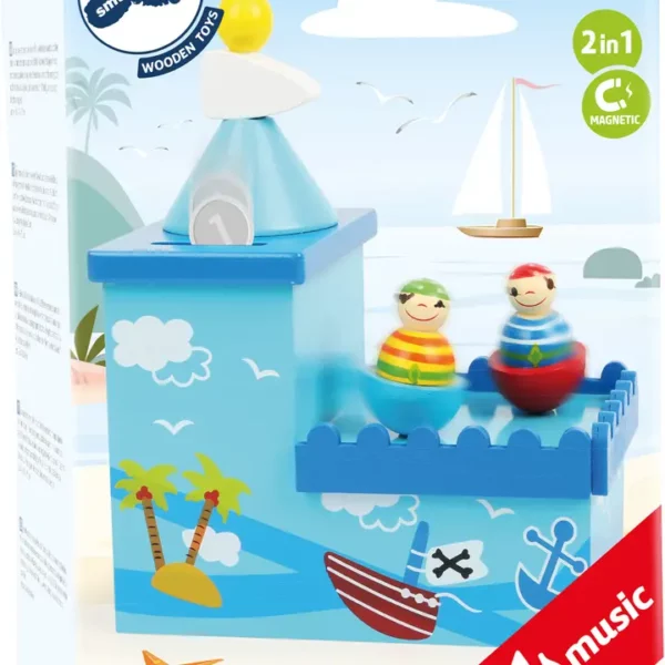 Boîte à musique Tirelire Pirates
